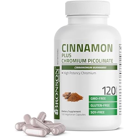 Bronson Cinnamon Plus Chromium Picolinate Supplement Cover
