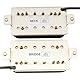 Musiclily Pro LP-OBLA Alnico 5 Uncovered Humbucker Tonabnehmer Hals Steg Pickups Set 7,5K/8,8K für E-Gitarre, Zebra