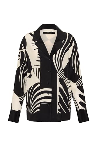 Wuitrie Womens 2 Piece Outfits Casual Print Long Sleeve Button Down Shirt Elastic Waist Wide Leg Pants Sweatsuit Sets2