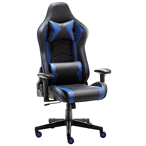 Gaming Chair Office Chair High Back Computer Chair - Ergonomic Adjustable Swivel Desk Chairs with...