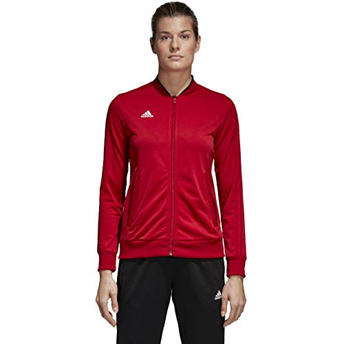 adidas Originals Women's Superstar Track Top Jacket (Medium, Power Red/Black/White)