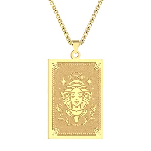Collier Lion fait main cadeau d'anniversaire idéal avec pendentif astro