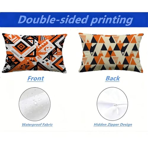 Housse de coussin de jardin 40x80 imperméable et résistante aux UV - 3