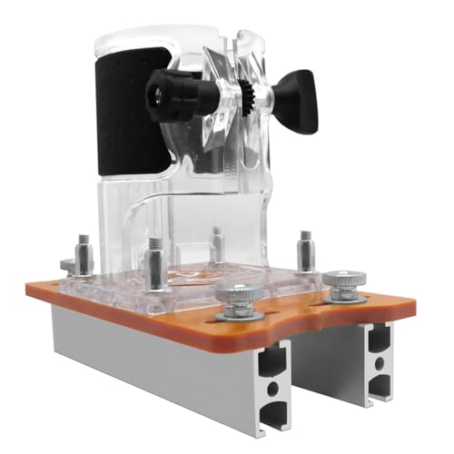 Palm Router Trimmer Base, 2 in 1 Aluminum Alloy Wood Router Base