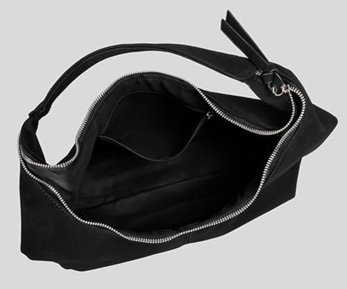 Slouchy Suede Hobo Bags Women Cute Crescent Crossbody Purses Underarm Satchels Shoulder Bag Top-Handle Tote Handbag 20254