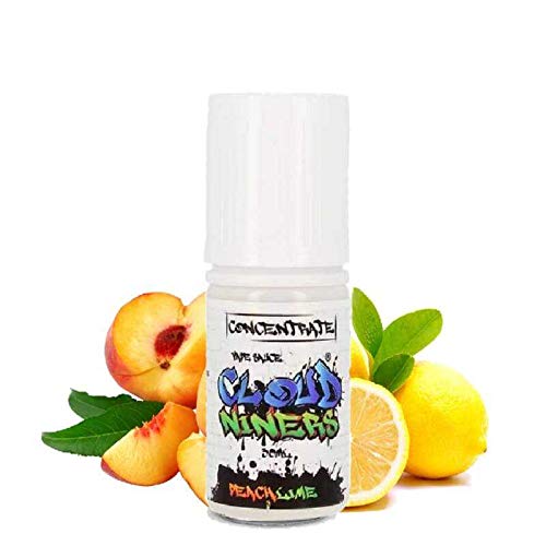 Concentré Peach Lime 30ml - Cloud Niners - Sans tabac ni nicotine - Vente interdite aux personnes âgées au de moins de 18 ans - 0 MG - Genre : 20-30 ml