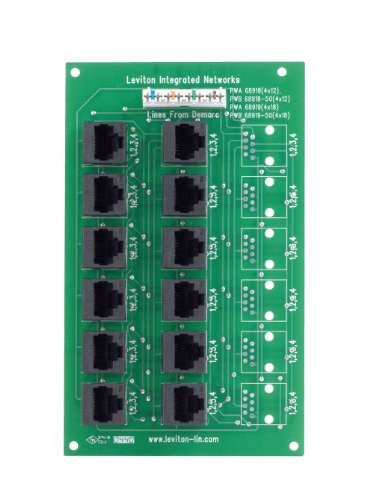 Leviton 47603-12B 4x12 Telephone Distribution Board