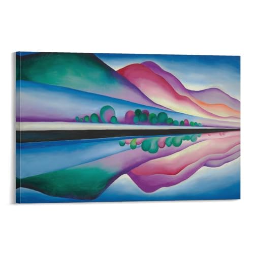 Impression sur toile Georgia O'Keeffe Lake George poster mural art