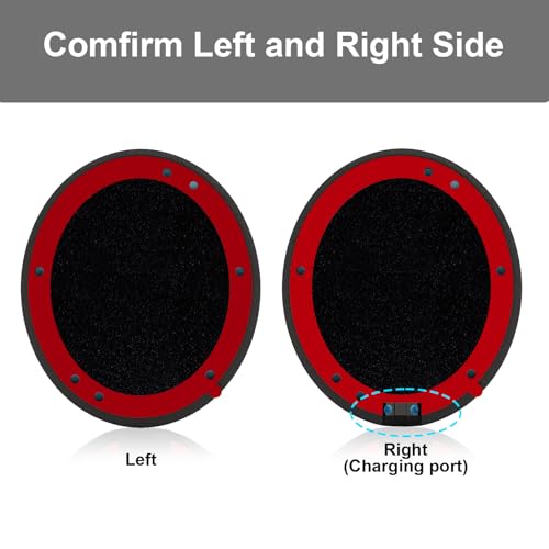 Almohadillas de reemplazo para auriculares Beats Studio 3 y Studio 2, color negro | Almohadillas aislantes de ruido con espuma viscoelástica, material suave de cuero proteínico. Incluye herramienta de extracción miniatura 6