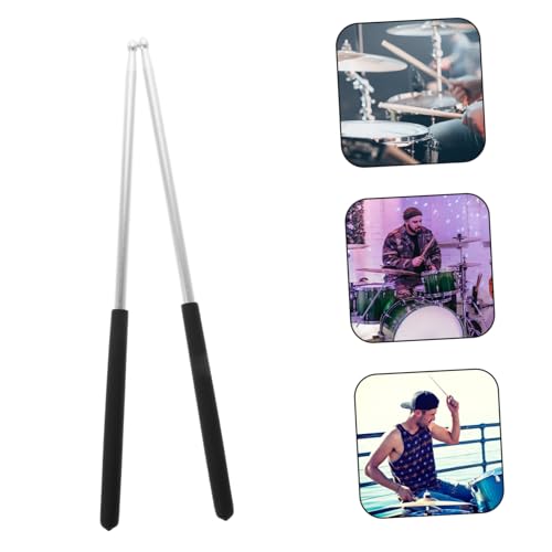 Par de baquetas de aleación de aluminio para percusión miniatura 7