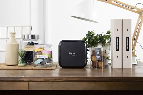 Image of Brother P-touch CUBE Plus PT-P710BT Versatile Label Maker with Bluetooth Wireless Technology (Renewed Premium)
