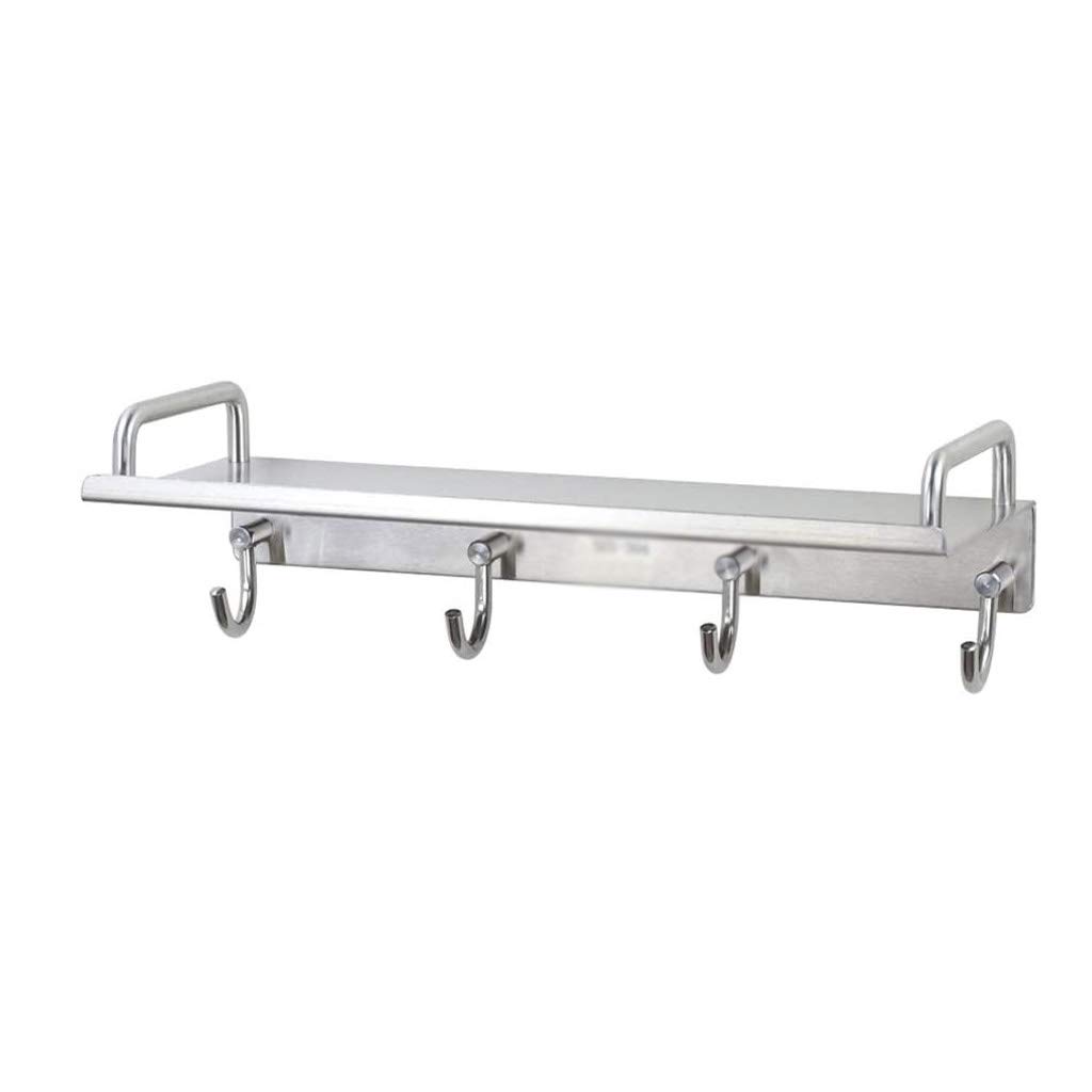 Rastrelliere da Cucina per Bagno con Ganci, rastrelliere per condimenti, rastrelliere multifunzionali per la casa, rastrelliere per Ispessimento a Parete (60 cm)