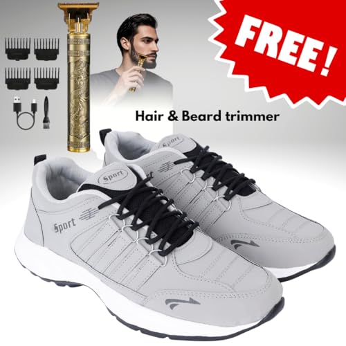Image of Snatch Men's Sports Running Shoes | Lightweight & Comfortable Sneakers for Gym, Training, Walking & Casual Wear