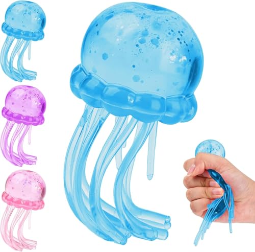 SLEEPHEADJellyfish Squeeze Toy Squishy Stress Relief Sensory Fidget Slow Rise 3.23 Inch for Adults