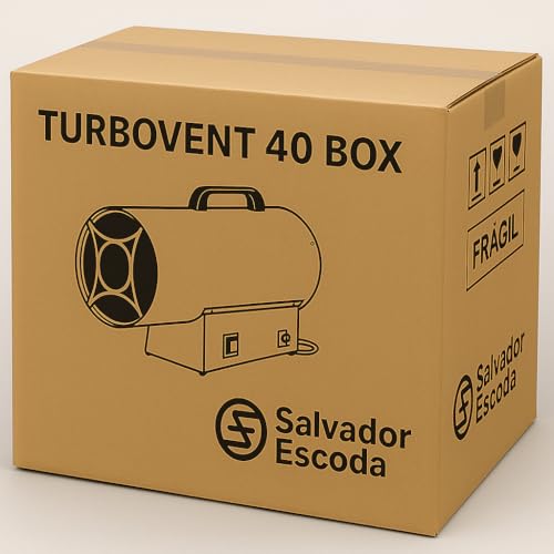 Miniatura 2 de Turbo Calefactor 40kw Cañon De Aire Caliente Cañon De Calor A Gas Calefactor Bajo Consumo Generador De Aire Caliente