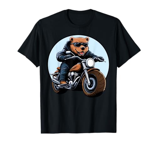 Oso para moto o motociclista Camiseta
