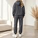 Jogginganzug Damen Mit Kapuze Outdoor Freizeitanzug Sporthose Hoodie