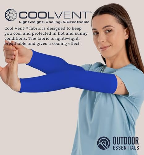 Image of UV Sun Protection Arm Sleeves - UPF 50 Cooling Compression Sleeves for Men & Women - Arm Cover /Protector for Basketball, Voleyball, Golf, Baseball, Football, Running, Cycling & Other Outdoor Sports