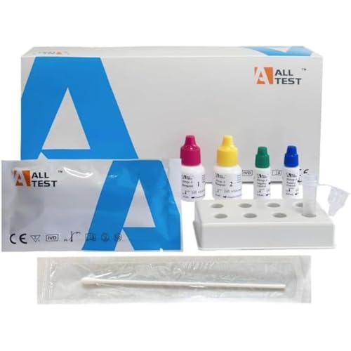 Alltest Trod Angina Streptokokken-Schnelltest – Box mit 25 Tests – zuverlässige und schnelle Erkennung, einfache Anwendung für medizinische Fachkräfte