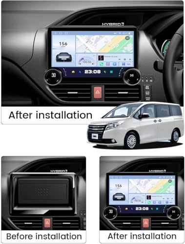 8core 8+256gb,YLOXFW Carro Stereo Android 14.0 Rádio para Noah 2014-2020 Navegação GPS Sat 11.8''
