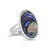 Produktbild Tuscany Silver Ring Sterling Silber Oval Abalone - Größe P