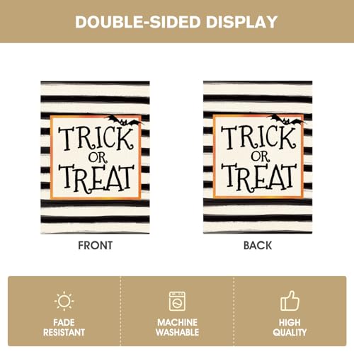 Drapeau de maison double face Halloween grand format pour cour - 7