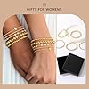 Yoosteel Gold Beaded Bracelets Set for Women - 14k Gold Plated Dainty Tiny Round Beaded Cross Pearl Bracelet Stack for Women Teenage Girl Gifts Stackable Jewelry Gifts 5 PCS #5