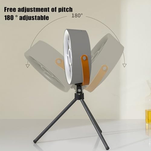 مروحة شفط دخان الزيت المحمولة بسرعة 3 مستويات مع شحن نوع C وبطارية 2000 ميلي امبير في الساعة، الأبعاد: 17.5×7.5×6 سم