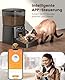 oneisall 3.5L Futterautomat Katze, WiFi Intelligenter Katzenfutter Automat, APP-Steuerung, 1-10 Mahlzeiten pro Tag, Futterspender für Katzen/Hunde, mit Edelstahlnapf