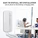 Maxmartt 2 Pcs Wired Intercom Phone AC DC Two Way Intercom Doorphone Home Room Intercome Phone Indoor Telephone Audio Non-Visual Interphone for Villa Home Office