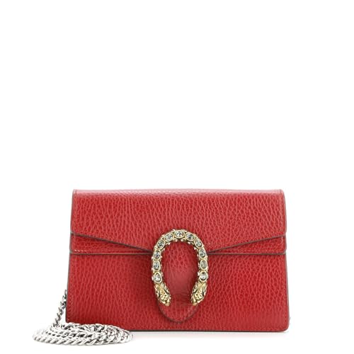 Gucci, Pre-Loved Dionysus Bag Leather Super Mini, Red