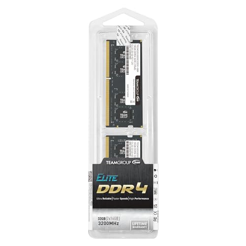 TEAMGROUP Elite DDR4 32GB Kit (2 x 16GB) 3200MHz PC4-25600 - Want
