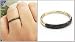 Imagen de Dazzlingrock Collection Anillo de boda apilable de 3 filas de diamantes naturales negros redondos para mujer  en oro macizo real
