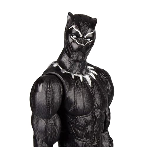 Image of Marvel Black Panther Titan Hero Series 12-inch Black Panther