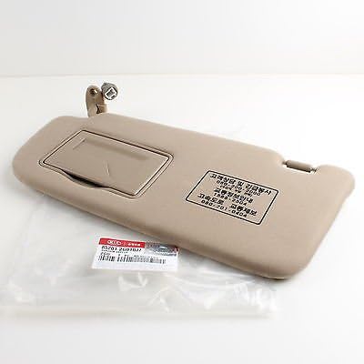 HYUNDAI Genuine OEM Kia Sun Visor Left Side Beige 85201-2G010J7