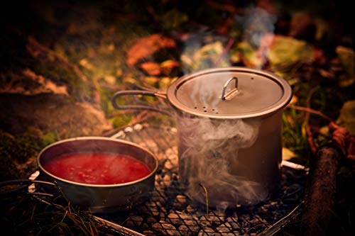 finessCity Titanium Universal Lid fit All 4.5" to 5.5" Diameter Cup, Pot & Pan | It is Compatible with 1.2L, 800ml and 400ml Cookware | Fit All Three and lot of Other Different Size Cups, Pot & Pan Second Image