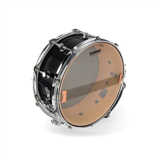 Evans Clear 500 Snare Side Drum Head - Single Ply 5mil Film Drumhead - Ideal for Deep Drums or Heavy Rock - 14 Inch