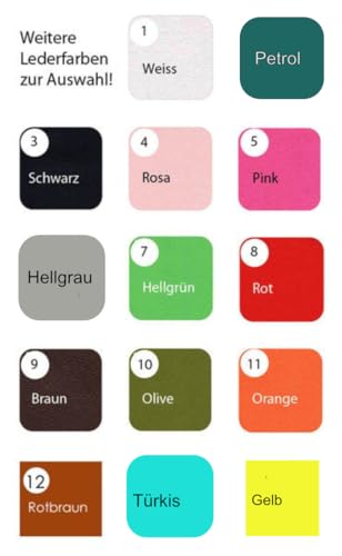 Halsbandtasche aus Leder für Hundemarke SAMMY | AIRTAGS | Steuermarke | Tassomarke | Einkauschip | Ring Aufbewahrung | Viele Farben | Handmade by Manufactica®