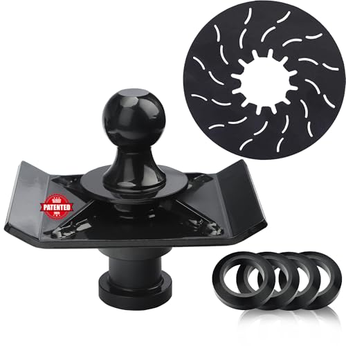 Forge Kingpin to Gooseneck Ball Adapter with 1