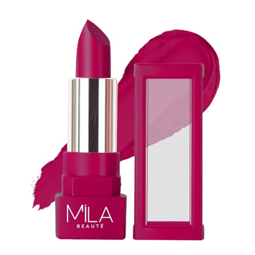 Image of MILA BEAUTE Matte Lipstick | Highly Pigmented & Lightweight Formula | Matte Finish | Gives Full Coverage | Shade -