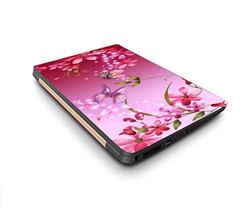Image of GalaxsiaTM Butterfly D12 Vinyl Laptop Skin /Sticker /Cover /Decal Compatible for Any 15 inch-15.6 inch Inches Laptop (Hp /Dell /Sony /Acer /Lenovo /Asus. Etc) Or Notebook.