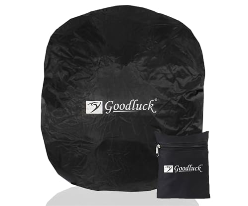 Image of Goodluck Waterproof Rain Cover for Backpack & School Bag | Dustproof & Tear Resistant Sack Cover | Elastic Fit Rain Protector for Travel, Trekking, Hiking & Daily Use All Bag Sizes | Waterproof Rain Cover