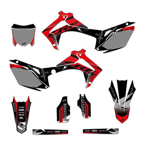 Kit déco autocollant stickers Honda CRF 250R 2014-2017 et CRF 450R 2013-2016 vinyle épais