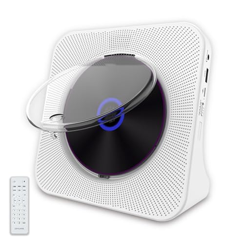 Lecteur CD Bluetooth 5.0 avec haut-parleur HiFi stéréo et minuterie