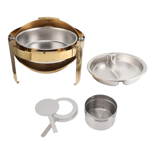 Haofy Chafing Dish Buffet Set aus Edelstahl mit Alkoholheizung und...