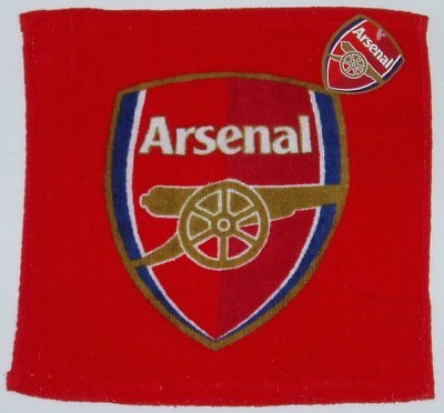 Arsenal FC Official Crested Face Flannel