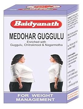 Baidyanath Medohar Guggulu, 120 Tablets - Enriched with Guggulu, Chitrakmool and Nagarmotha (Trusted for weight management) - Pack of 1