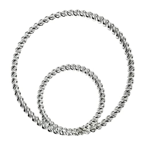 Handmade Pewter Scarf Rings - Metal Clip for Women Scarves