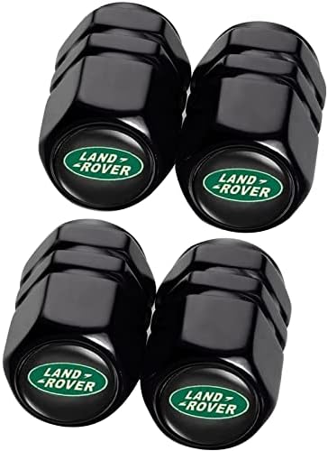 Tyre Valve Caps Suitable for Mercedes-Benz CESM CLK GLK GL AB AMG GLS GLE AMG Series Valve Stem Cover Dust Caps for Car Tyres,Corrosion Resistant Premium Alloy Leak-Proof,Car Accessories,Black (4 Pcs)