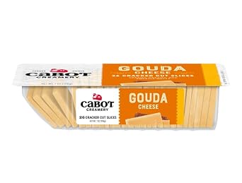 Cabot Cracker Cut Slices Cheese Seriously Sharp, Gouda, Pepper Jack - 7oz x 3 packs